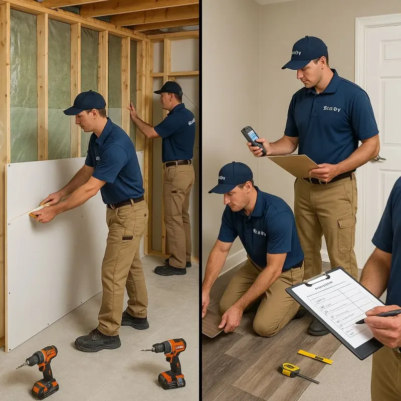 Repairs and Reconstruction process in Waterville, NY